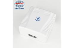 China PC Material UTP Surface Mount Box Double Port  CAT6 supplier