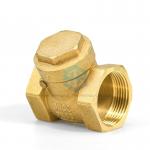  Brass Horizontal Check Valve Female Threaded For Water Flow Control for sale