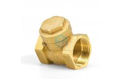 China  Brass Horizontal Check Valve Female Threaded For Water Flow Control supplier