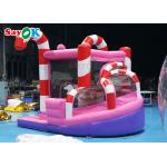 Silk Printing Candy Inflatable Slide Bounce Two In One Inflatable Toys