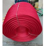 16mmx500m Red/Yellow Color Polyester Combination Wire Rope With High Breaking Load for sale