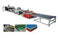 China PP PC Plastic Board Extrusion Line, PP Hollow Sheet Machinery with High Output supplier
