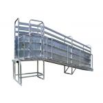 High Tensile Pressed Animal Loading Ramps , Metal Adjustable Loading Ramp for sale