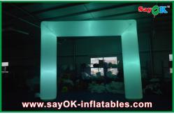China Large White Light Inflatable Entrance Arch Big Rental Inflable Arch Price Event Advertisement supplier