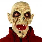 Old Man Halloween Witch Head Mask , Vampire Latex Masks Scary Fit For Adults for sale