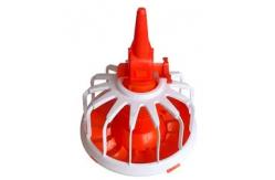 China Galvanized Chicken Raising Equipment Poultry Drinking Line Raised Chicken Waterer supplier