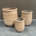 Textured Surface GRC Planter Pots Durable Flower Planters Pots For Long-Term for sale