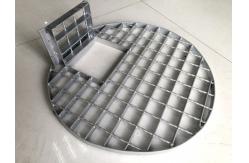 China Steel Galvanization Round Walkway Trench Drain Covers supplier