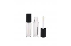 China Square Plastic Lip Glaze Tube Simple With Brush And Printable Logo supplier