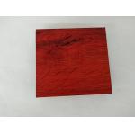 Red Wood Finish Aluminium Profiles High Coating Hardness And Strong Adhesion for sale