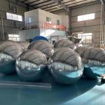 Dazzling Display Element Opulent Reflective Balloon Inflatable PVC Mirror Ball for Celebrations for sale