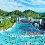Entertainment Artificial Wave Pool Water Slide Supplier For Resort Hotel for sale