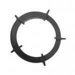                  Pan Support Black White Ceramic Glass Surface Packing Tempered Gross Dimension              for sale