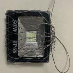 SS304 316 Anti Theft Stainless Steel Wire Rope Mesh Bag For Lights
