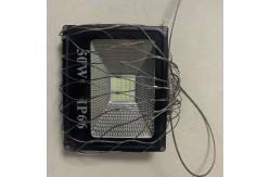 China SS304 316 Anti Theft Stainless Steel Wire Rope Mesh Bag For Lights supplier