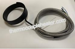 China 750℃ Thermocouple Inbuilt Coil Heaters With SS Braided Protection Sleeve supplier