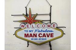 China Custom Logo New Design MAN CAVE  PVC Led Neon Sign supplier