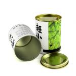 ODM Food Grade Packaging Paper Tube with Iron Cap for Tea / Coffee for sale