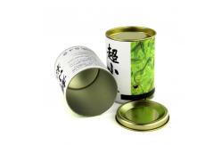 China ODM Food Grade Packaging Paper Tube with Iron Cap for Tea / Coffee supplier