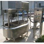 1000L/1500LSUS304 industrial cheese making machine with heating, cooling jacket and agitator for white cheese 500g size for sale