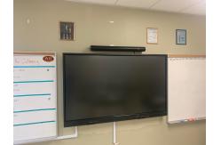 China 75 LED Interactive Boards 20 Touch Points With 0 GAP Smart Touch Whiteboard supplier