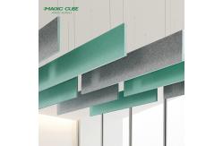 China 12mm Thickness 100% Polyester Fiber Acoustic Panel For Wall And Ceiling supplier