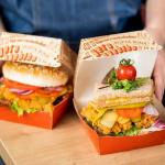 Wholesale customized hamburger boxes eco-friendly and recyclable fast food packaging boxes