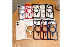China Shockproof Magsafe Phone Case N52 With Camera Stand supplier