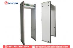 China 24zones Stationary Arched Metal Detector Walk Through For Firearms Bladed Weapons supplier