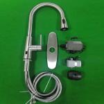 HOMEKA Infrared Touch Sensor Kitchen Faucet High Arc Spout For Sink