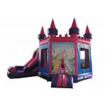 Attractive Princess Bouncy Castle 5.18 X 4.75 X 4.88m , Blow Up Jump House Double Stitching for sale