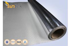 China 0.65mm Foil Aluminized Fiberglass Fabric Flame Resistant Fabric Fiber Glass Safety Apron supplier