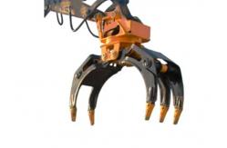 China Multifunctional Digger Hydraulic Rock Grab Attachment Q355B Excavator Log Grapple supplier