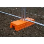 ISO9001 Temporary Security Fence Weld Mesh Pool Fencing White Orange