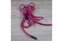 China Round Jacquard Custom Shoelace 10mm Width Personalized Shoe Strings supplier