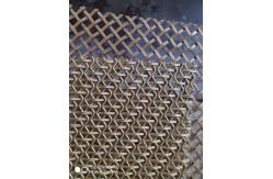 China Partition Wall Divider Architectural Metal Mesh Custom Anodized Decorative Sheet supplier