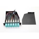 Customized Duplex Fiber Optic MPO Patch Panel MPO To LC Connectors 12 Port for sale