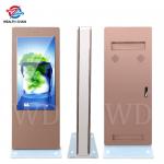 Floor Standing 49 Inch Outdoor LCD Digital Signage For Bus Station for sale