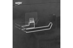China Self Adhesive Installed Paper Roll Holder Bath Accessories For Wall supplier