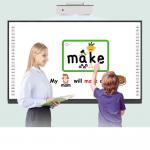 Factory Direct Sale 96 120 Inch All In One Iboard Interactive Whiteboard Speaker Projector Android Windows Inbuilt for sale