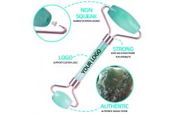China White Jade Face Roller , Rose Quartz Stone Roller 56g Free Sample supplier