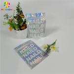 Digital Printing Zipper Plastic Stand Up Aluminum Foil Bag For Cosmetic / Eye Shadow for sale