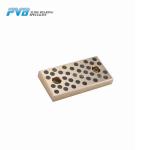 JSEW Graphite Plugged Bronze Wear Plate Solid Lubricant Bronze Graphite Slide Plate
