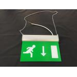 3 Hours Operation Rechargeable LED Double Side Emergency Exit Sign for sale
