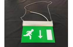 China 3 Hours Operation Rechargeable LED Double Side Emergency Exit Sign supplier