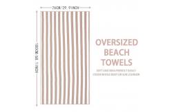 China 76*180cm Cotton Beach Towels Comfortable With Modern Minimalist Style supplier