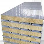 Insulation Rock Wool Roof Sandwich Panels Price House Walls Panel Sandwich Aislante Pared Sandwich Panels for sale