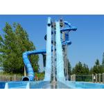 Aqua Park Kamikaze Water Slide Fiberglass High Speed Free Fall Water Slide for sale