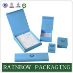 Custom Size Sky Blue Jewelly Case , Grazioso Cardboard Box for Jewelly Box for sale