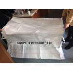 Large Circular / Tubular FIBC White Gravel Bulk Bag OF Polypropylene for sale